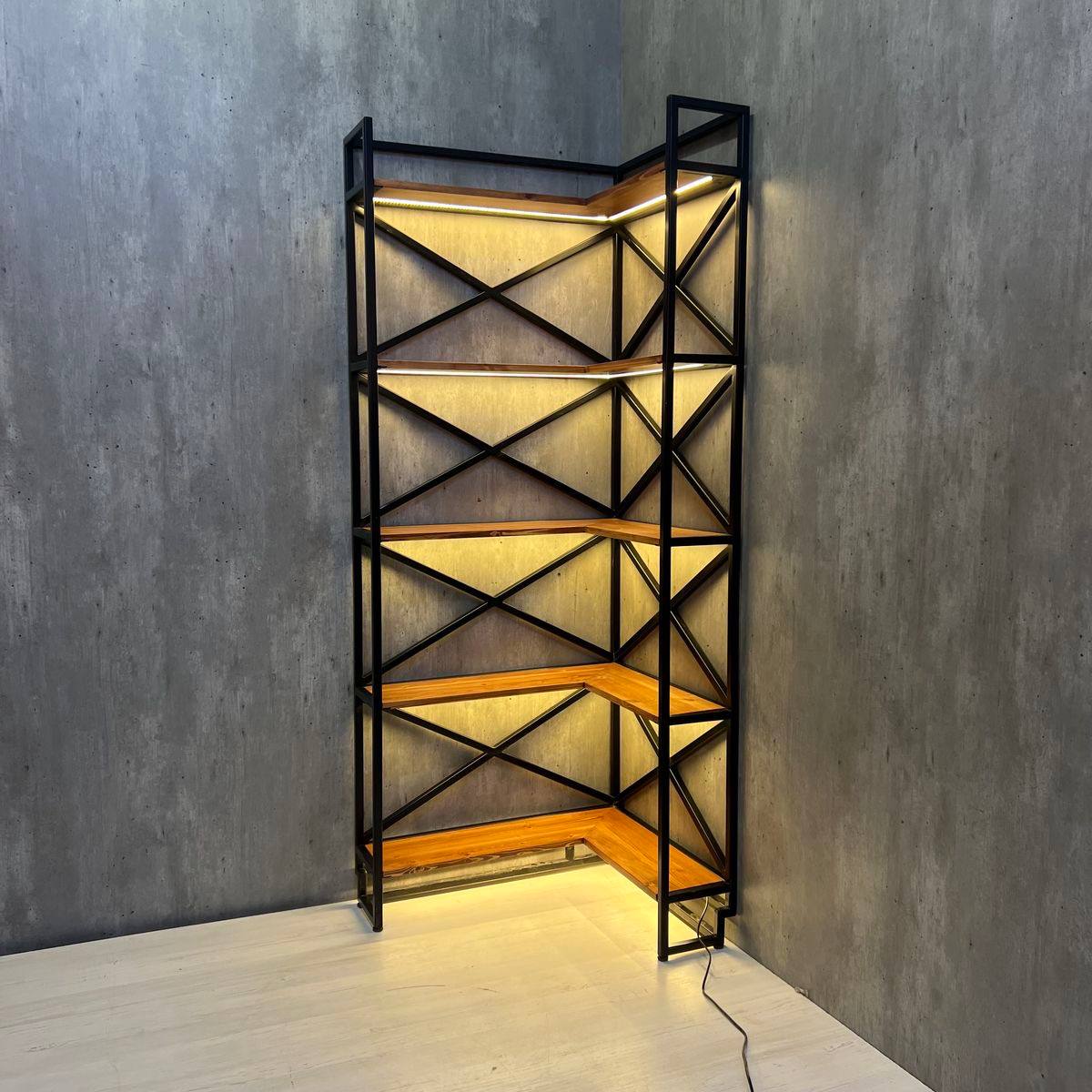 Угловой стеллаж